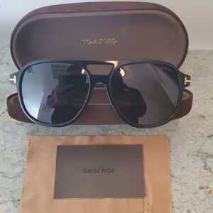 Tom Ford Dark Aviator Sunglasses